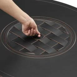 Best Pirce ✔️ All Other Shapes Fire Sense Nelson Oval Aluminum Propane Fire Pit 👍 -Fire Pits & Tables Online Shop scaleWTL438